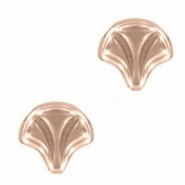 Cymbal ™ DQ metal bead substitute Maltas for Ginko beads - Rose gold